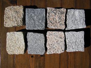 pavés granit mixte